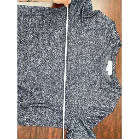 Workshop Republic Clothing Heather Blue Long Sleeve Blouse Size X-Large - Picture 5 of 6